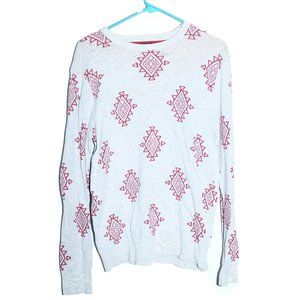 21 Men Sweater Tribal Print Size XS